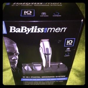 Babyliss For Men 10In1 Pivotal Face & Body Trimmer